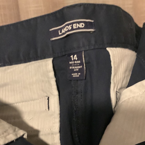 Lands End Chino mid rise size 14 - Picture 2 of 3